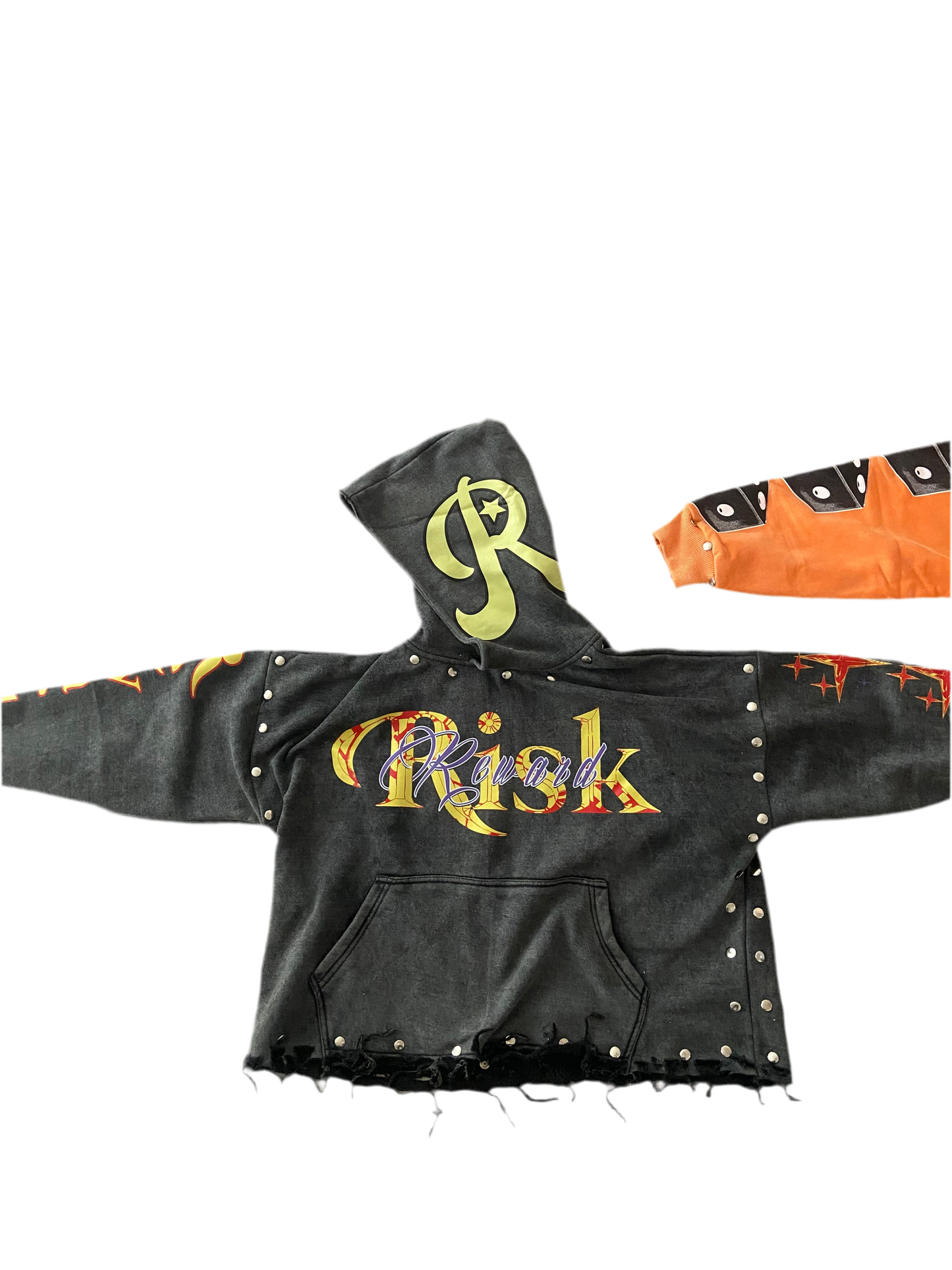 R&R Red/Yellow/Purple Butterfly Hoodie