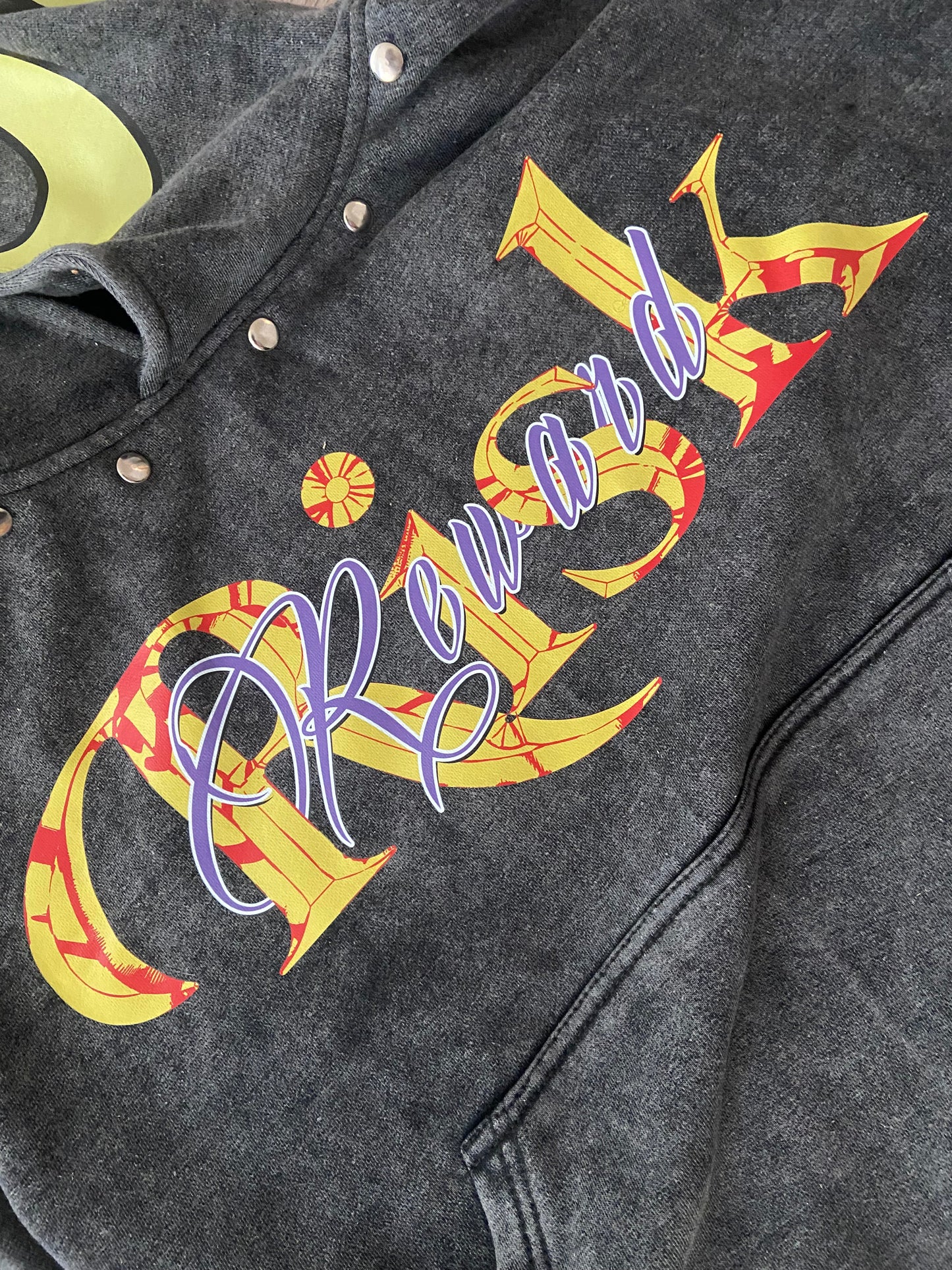 R&R Red/Yellow/Purple Butterfly Hoodie