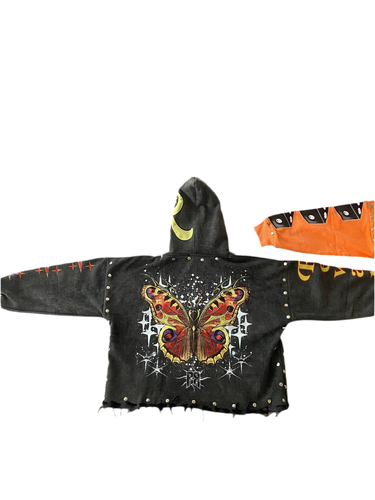 R&R Red/Yellow/Purple Butterfly Hoodie