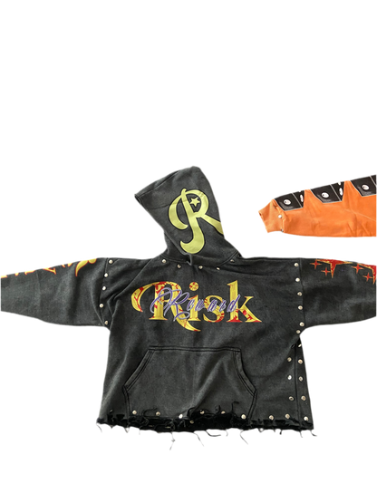 R&R Red/Yellow/Purple Butterfly Hoodie
